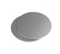 Leluo 2 pezzi di lamiera circolare piatta in acciaio inossidabile 304, dischi rotondi spessi 1 mm, 1,5 mm, 2 mm, 2,5 mm e 3 mm di diametro Resistenza(1.5mm 200mm)
