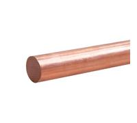 Leluo Barra metallica in rame puro al 99,9% for placcatura in rame e lavorazione dei metalli Diametro 3 mm-30 mm e lunghezza 50 mm-300 mm fai da te(6x200mm)