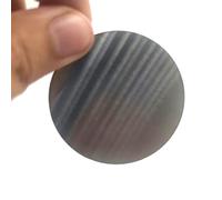 Leluo Piastra circolare in acciaio inossidabile 304, disco in lamiera circolare, diametro 50 mm a 300 mm, spessore 0,5 mm, 4 mm Resistenza(0.5mmx180mm)