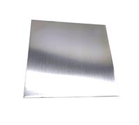 Leluo Piastra in acciaio al carbonio da 1 mm, piastra metallica da 2 mm, 3 mm, 250 mm x 250 mm, 300 mm x 300 mm, 50 mm x 100 mm Resistenza(50mmx50mm)