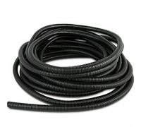 Leluo Tubo flessibile corrugato isolato nero da 3 metri, tubo flessibile filettato, tubo di plastica, cablaggio for auto, guaina protettiva Flessibilità(OD 25mm)