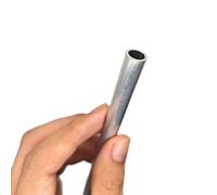 Leluo Tubo in lega di alluminio 6063 Tubo in alluminio Spessore 2 mm 6 mm 70 mm OD Dritto 500 mm Lungo Tondo Edifici(OD 44 x ID 40mm)