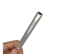 Leluo Tubo tondo in alluminio for impalcature, palo metallico cavo, diametro esterno 35 mm, 36 mm, 37 mm, 38 mm, 40 mm, 42 mm, 44 mm, 45 mm, 46 mm Edifici(500mm 37x1.5mm)
