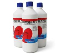 Lemag Correttore pH Piu Liquido per Piscina 3 Litri - Alza il pH Sotto 7 con Effetto Tampone - Per Piscine Fuori Terra e Interrate - Idoneo ai Dosatori Automatici