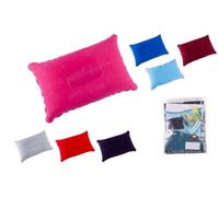 Lemag Cuscino Gonfiabile 24x34 cm da Mare, Spiaggia, Campeggio e Viaggio - Compatto e Tascabile da Sgonfio, Colori Assortiti