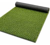 Lemag Prato Sintetico Erba Artificiale 10mm - Tappeto Verde 1x5m | Drenante Tagliabile | Balcone Terrazzo Giardino Bordo Piscina | Uso Esterno e Interno | Senza Manutenzione | Made in Italy