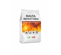 Lemag srl Malta Refrattaria 1 kg - Cemento Resistente alle Alte Temperature - Per Stufe Camini Forni e Barbecue - Posa Riparazione e Sigillatura Elementi Refrattari - Uso Domestico e Professionale