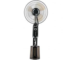 Lemag Ventilatore Nebulizzatore 40 cm 75W - Ventilatore ad Acqua con Atomizzatore Serbatoio 3,2 L - 3 Velocità Telecomando e Timer - Raffrescatore per Esterno e Interno | Made in Italy
