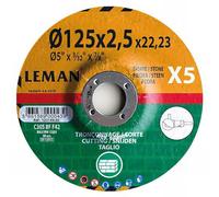 Leman, 113149.05, 5 pezzo motoseghe MD 115 x 2,5 x 22,23 mm