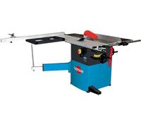 LEMAN SST256 Sega Squadratrice con Carrello 1320 mm, Lama 255 mm, Motore 2100 W e Tavolo Inclinabile