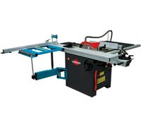LEMAN SST315 Sega Squadratrice con Incisore, Lama 315 mm, Motore 3000 W, Carrello da taglio 2000 mm e Tavolo Inclinabile