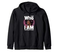 L'emancipazione delle Donne Afro Arte I Am Who Pride Women Uomini Felpa con Cappuccio