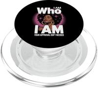L'emancipazione delle donne afro Arte I Am Who Pride Women Uomini PopSockets PopGrip per MagSafe