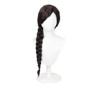LeMarnia Parrucca Wicked nero marrone lungo treccia cattivo streghe Cosplay parrucca (P2438)