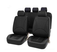 LEMAS 9 Pezzi Auto Set Coprisedili per Audi A6 C5 4B Avant A6 C6 4F Avant A6 C6 4F, Cuscino del Sedile Traspirante Impermeabile Antiscivolo Copri Sedili Auto,C-Black