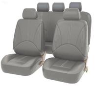 LEMAS 9 Pezzi Auto Set Coprisedili per Audi A6 C5 4B Avant A6 C6 4F Avant A6 C6 4F, Cuscino del Sedile Traspirante Impermeabile Antiscivolo Copri Sedili Auto,B-Grey