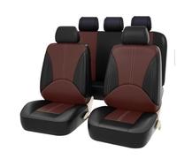 LEMAS 9 Pezzi Auto Set Coprisedili per Audi A6 C5 4B Avant A6 C6 4F Avant A6 C6 4F, Cuscino del Sedile Traspirante Impermeabile Antiscivolo Copri Sedili Auto,F-Black Coffee