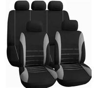 LEMAS Auto Set Coprisedili per Fiat Doblo II 2010-2016 2017 2018 2019 2020 2021 2022 2023 2024 2025, 5 Posti Traspirante Durevole Protezione Sedile Accessori Interni Auto,C-Grey