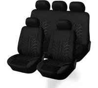 LEMAS Auto Set Coprisedili per Renault Austral 2022-2023 2024 2025, 5 Posti Traspirante Durevole Protezione Sedile Accessori Interni Auto,A-Black