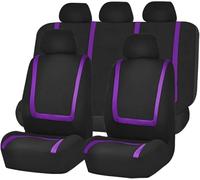 LEMAS Auto Set Coprisedili per Renault Clio V Life/Zen/Intens/R.S. Line/Business 2019-2023 2024 2025, 5 Posti Traspirante Durevole Protezione Sedile Accessori Interni Auto,C-Purple