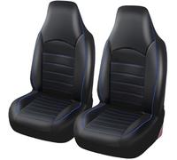 LEMAS Auto Set Coprisedili per VW Golf 8 Variant/Golf Variant R R-Line Wagon, Cuscino del Sedile Traspirante Impermeabile Antiscivolo Copri Sedili Auto,A-Blue Line