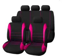 LEMAS Auto Set Coprisedili per VW Golf Variant VIII VI V IV III Wagon Estate, 5 Posti Traspirante Durevole Protezione Sedile Accessori Interni Auto,E-Rose Red