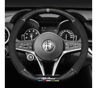 LEMAS Volante Auto Coprivolante, per Alfa Romeo Tonale 2022-, Antiscivolo, Protettivo, Sicurezza,Accessori Interni,C