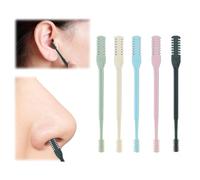 LEMATEEK Set di tagliacapelli per naso per donne e uomini, set per la famiglia, tagliacapelli manuale, taglia peli nasali, rimozione dei peli del naso (confezione da 3, scuro, cielo, crema, rosa