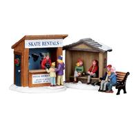 Lemax 03849 Accessorio Villaggio Natale Noleggio Skate (set di 3)