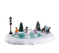 Frosty goes ice skating Vail Village Lemax 24951