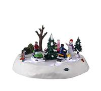 Lemax-24953 Vail Village Accessory: Snowmobile Fun, Multicolore, 24953
