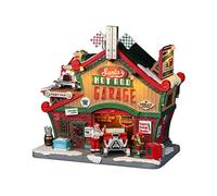 LEMAX Garage di Babbo Natale decorazione Natale multicolore addobbi natalizi