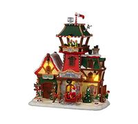 Lemax 25864-UK Santa Wonderland Lighted Buildings: torre di controllo del Polo Nord