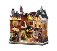 LEMAX- PAESAGGIO FACCIATA NEGOZI MONTAGNA - NATALE NATALIZIO 25869