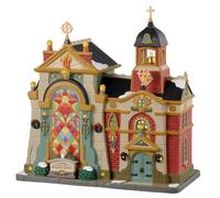 Lemax 25877 - Cattedrale di Natale con luce eterna, funzionamento a batteria, LED