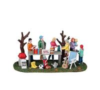 Lemax 33618 Harvest Crossing Accessory: Neighborhood Yard Sale