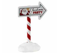 Lemax 34093 Accessorio villaggio di Natale: cartello per festa di Natale