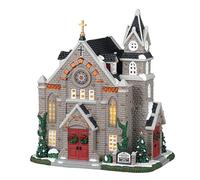 Lemax-35055 Caddington Village Lighted Building: St. Luke's Church, Multicolore, 35055