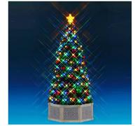 LEMAX Albero di natale musicale e luci led "Musical Tree" H39x17x17 cm