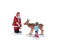LEMAX BABBO NATALE CON RUDOLF- REINDEER GOODIES COD 92752 SET DA 3