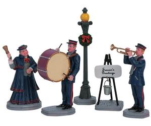 LEMAX BANDA MUSICALE - CHRISTMAS BAND SET OF 5 COD 62323