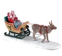 Lemax Belle Carrozze Slitta Trainata Cavalli Villaggio di Natale Figurine Div.