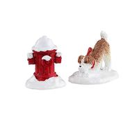 Lemax Caddington Village Accessorio: Idrante Neve (Set di 2), Resina