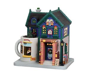 Lemax- Caddington Village Lighted Building: Books & Brews Café, Multicolore, 35038