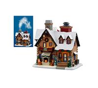 THICKET FALLS CABIN SMOKING WITH 4.5V ADAPTOR Lemax Cod 05698