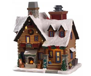 Lemax Chalet Di Montagna Effetto Fumo - Thicket Falls Cabin - LEMAX - 05698