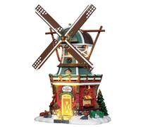 Lemax Christmas 25384UK - Mulino a vento Stony Brook con adattatore da 4,5 V