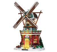 Lemax Christmas 25384UK Mulino a vento Stony Brook con adattatore da 4,5 V
