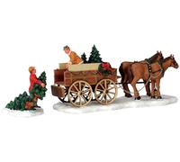 Venditore alberi di Natale-Christmas tree wagon 43451 LEMAX