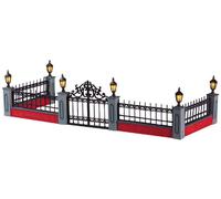 Lemax Christmas Village 54303 - Set di 5 recinzioni in ferro battuto illuminato, funzionamento a batteria (4,5 V)